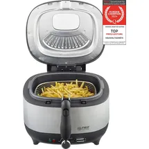 First Austria Fritteuse 3,5-Liter silber