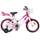 vidaXL Kinderfahrrad Mit Stützrädern 16 Zoll rosa