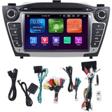 Radio-GPS-Navigation für Auto, Digital Media Receiver Doppel-Din, 7" Car Navigator 2din Multimedia DVD CD Player Quad für Android 11 Ersatz für Ix35 2009-2013