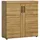 möbelando Cortina 92,8 x 100,2 x 38 cm braun / braun