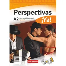 Cornelsen Verlag Perspectivas ¡Ya! - Spanisch für Erwachsene - Aktuelle Ausgabe - A2: Kurs- und Übungsbuch mit Vokabeltaschenbuch und Lösungsheft - Mit zwei CDs sowie ... DVD (Perspectivas ¡Ya!, Aktuelle Ausgabe, A2)