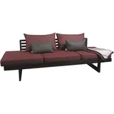 Stern New Holly Loungesofa anthrazit/rot