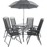 VCM Gartenmöbel Set 110 7-tlg. 918144