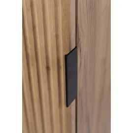 rodan fabryka mebli Rodan Badschrank Hochschrank 35 x 136 x 27 cm Gold Eiche Holz