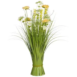 Mica Decorations Blume Bund gelb - h60xd30cm