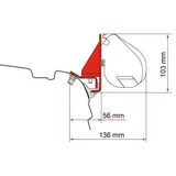 Fiamma Kit Combi Rail Bracket - Brandrup für F35