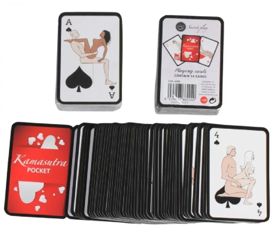 SECRETPLAY - POCKET KAMASUTRA SPIELKARTEN (ES/EN/PT/IT/FR/DE)