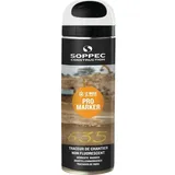 soppec Baustellenmarkierspray Pro Marker weiß 500 ml
