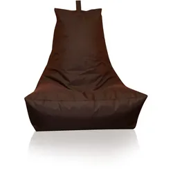 Sitzsack KINZLER "Lounge", braun (dunkelbraun), B:100cm H:80cm, Polyester, Sitzsäcke
