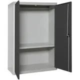 Proregal AMEGO Stahlschrank 90 x 80 x 40 cm Anthrazit-Grau