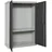 Proregal Stahlschrank Metall 90x80x40 cm grau 1x Fachboden
