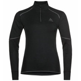 Odlo Damen Active X-Warm Half Zip Longsleeve (Größe XS, schwarz)