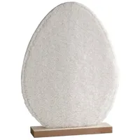  Deko-Ei EASTEREGG, Weiß - Polyester - MDF - 30