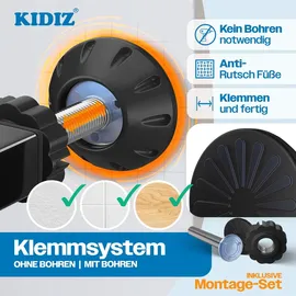Kidiz Treppenschutzgitter 94 cm x 75 cm x 3 cm Schwarz