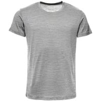 Kaipara - Merino Sportswear Rundhalsshirt URBAN Merino T-Shirt Herren Kurzarm Regular 200 (1-tlg) aus reiner Merinowolle Made in Germany grau S