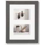 walther design Bilderrahmen Home grau 10x15 cm 2er Set