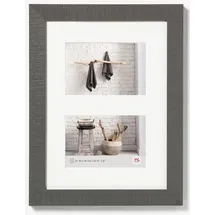 walther design Bilderrahmen Home grau 10x15 cm 2er Set