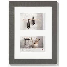 walther design Bilderrahmen Home grau 10x15 cm 2er Set