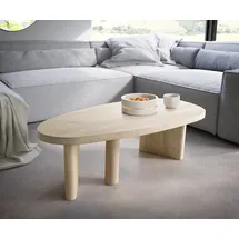 DeLife Wohnzimmertisch Wido Mango White Wash, Couchtische