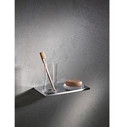 Keuco Edition 400 Doppelhalter 11556019000 verchromt, für Glas und Seifenschale
