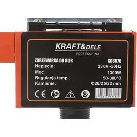 KRAFT&DELE KD3070 Polyfusion Kunststoffrohrschweißgerät 1300W/230V
