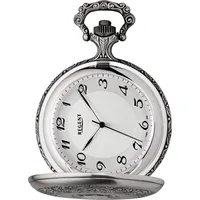 Regent Taschenuhr Regent Herren Taschenuhr Analog Gehäuse, (Analoguhr, Analoguhr), Herren Taschenuhr rund, extra groß (ca. 48mm), Metall, Elegant grau