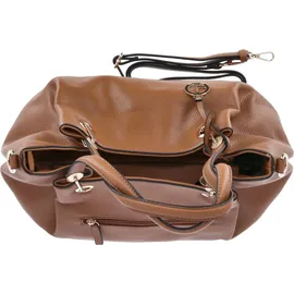 L.Credi Ebony Shopper cognac