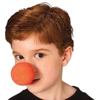 Nicht Betrifft – i-730fn – Zubehör für Kostüm – Teil des Körpers – Clown-Nase aus Schaumstoff – Rot