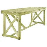 vidaXL Gartentisch 160x79x75 cm Holz