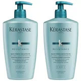 Bain Force Architecte 2 x 500 ml + Resistance Fondant Extensioniste 75 ml Geschenkset