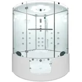 AcquaVapore Dampfdusche Whirlpool Dusche Duschkabine K60-WS-TH-EC 140x140cm 2K Scheiben Versiegelung