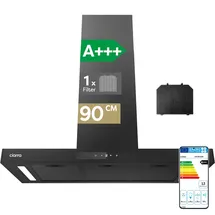 Ciarra VMB9102P Wandhaube 90 cm Schwarz