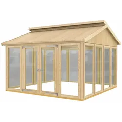 PLUS Abstellraum / Gewächshaus 12,25 m2 - Model 2