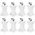 luxuskollektion Stehtischhusse Stretch Weiß 80 x 110 cm 8er Set