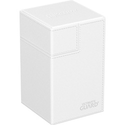 Ultimate Guard Kartenbox Flip`n`Tray XenoSkin Monocolor 100+ Weiss
