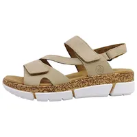 Rieker Plateau-Sandaletten Damen Beige 37