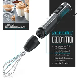 Arendo Edelstahl Stabmixer 1200W