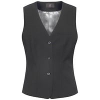 GREIFF Damen-Weste CF Premium Comfort Fit, 3-Knopf, 1 Brustleistentasche, 1 Innentasche, Stoffrücken, Farbe: Schwarz, 60