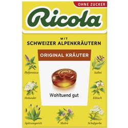 Ricola Kräuter Original Schweizer Kräuterbonbon zuckerfrei