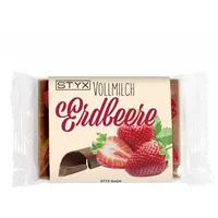 STYX Vollmilchschokolade mit Erdbeeren bio