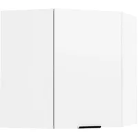 VCM Eckschrank Hängeschrank 57 x 57 x 60 cm Weiß