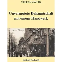 Epubli Unvermutete Bekanntschaft mit einem Handwerk