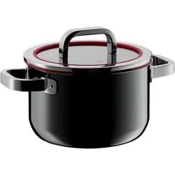 WMF Fusiontec Functional Fleischtopf mit Glasdeckel, 20 cm, Black