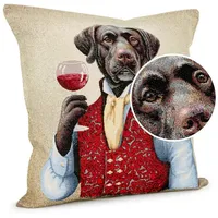 ANRO Kissenbezug Dekokissen Kissen Sofakissen Kissenbezüge Kissenhülle Gobelin Labrador