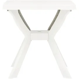vidaXL Bistrotisch 70 x 70 x 72 cm Weiß