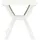 vidaXL Bistrotisch 70 x 70 x 72 cm Weiß
