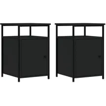 vidaXL Nachtschrank 40 x 42 x 60 cm Schwarz