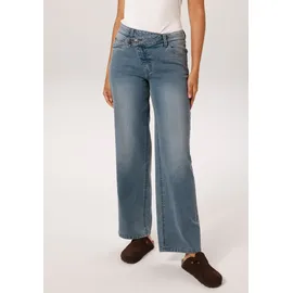 Aniston CASUAL Straight-Jeans in blue used, | Gr.: 40