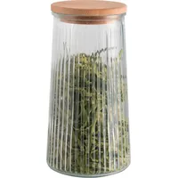 Trend-Center B.V. Vorratsglas 1340 ml - Transparent/Braun