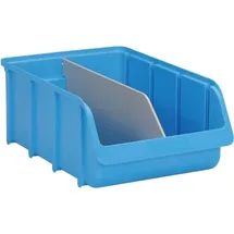 Hünersdorff Längstrennsteg für Sichtboxen PP 450 x 160 mm grau
